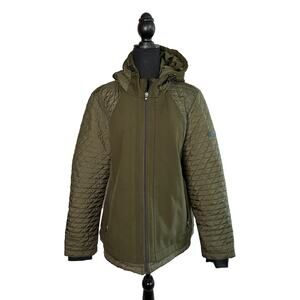 Skechers Women’s Green Hooded Jacket, XL, Pre-owned
